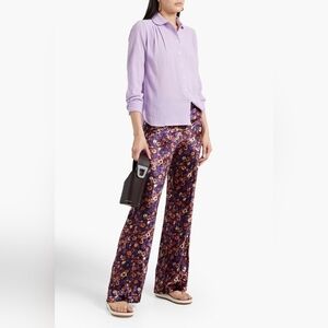 $198 NWT ANTIK BATIK Gabrielle Blouse In Light Purple Size Medium 40